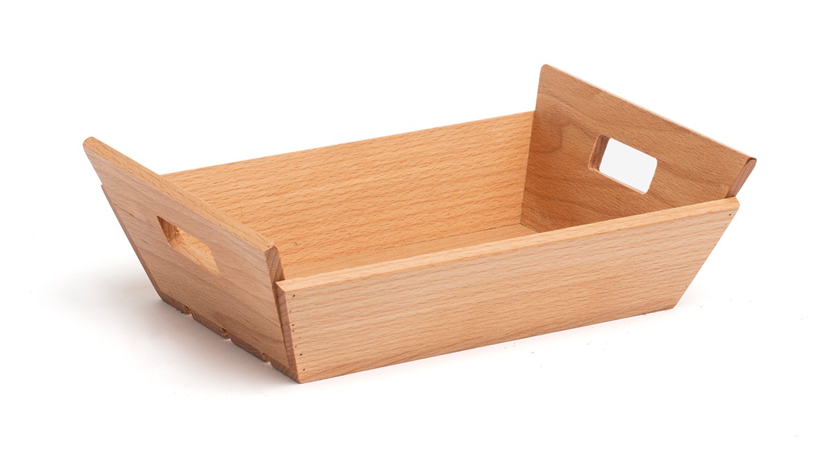 Cajita de madera para recipiente pequeña