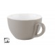 TAZA CAPPUCCINO PORCELANA 300 ml  GRIS "SNUG"