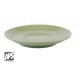 PLATILLO TAZA CAPPUCCINO PORCELANA VERDE "SNUG"