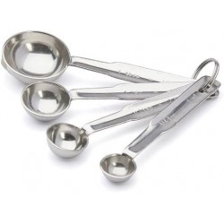 SET 4 CUCHARAS MEDIDORAS INOX 18/10