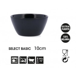 BOL MELAMINA 10 CM SELECT BASIC NEGRO