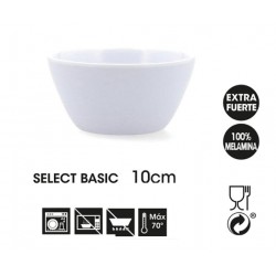 BOL MELAMINA 10 CM SELECT BASIC BLANCO