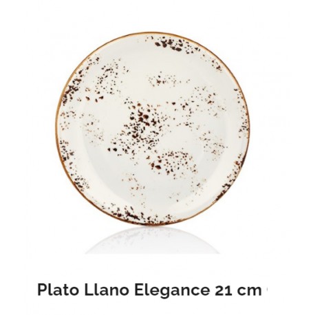 PLATO LLANO ELEGANCE 21 CM BY BONE